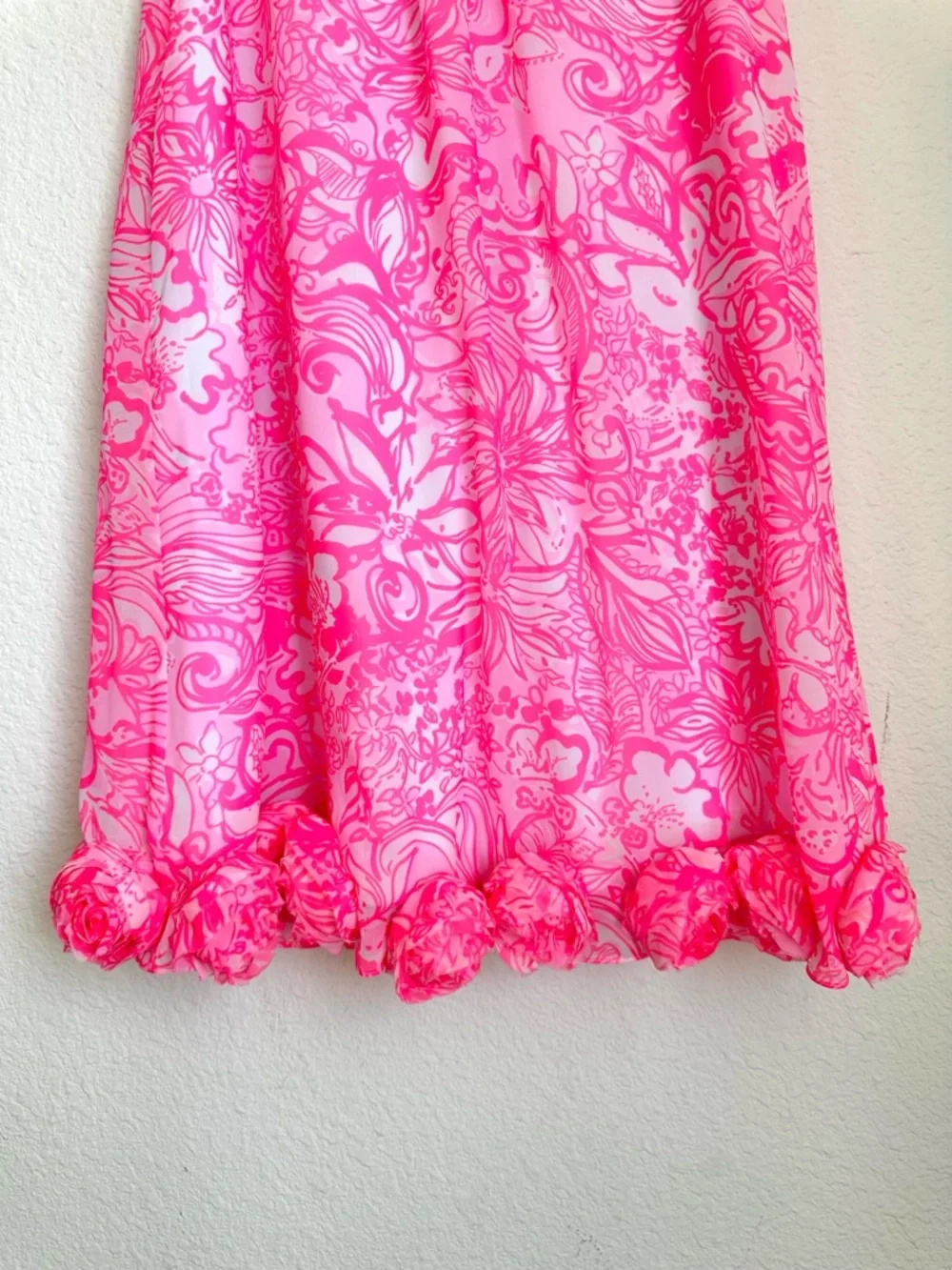 Lilly Pulitzer Linda Dress Pink Tropics Tint Bunny Hop Roses Tunic Small NWOT - Picture 6 of 14